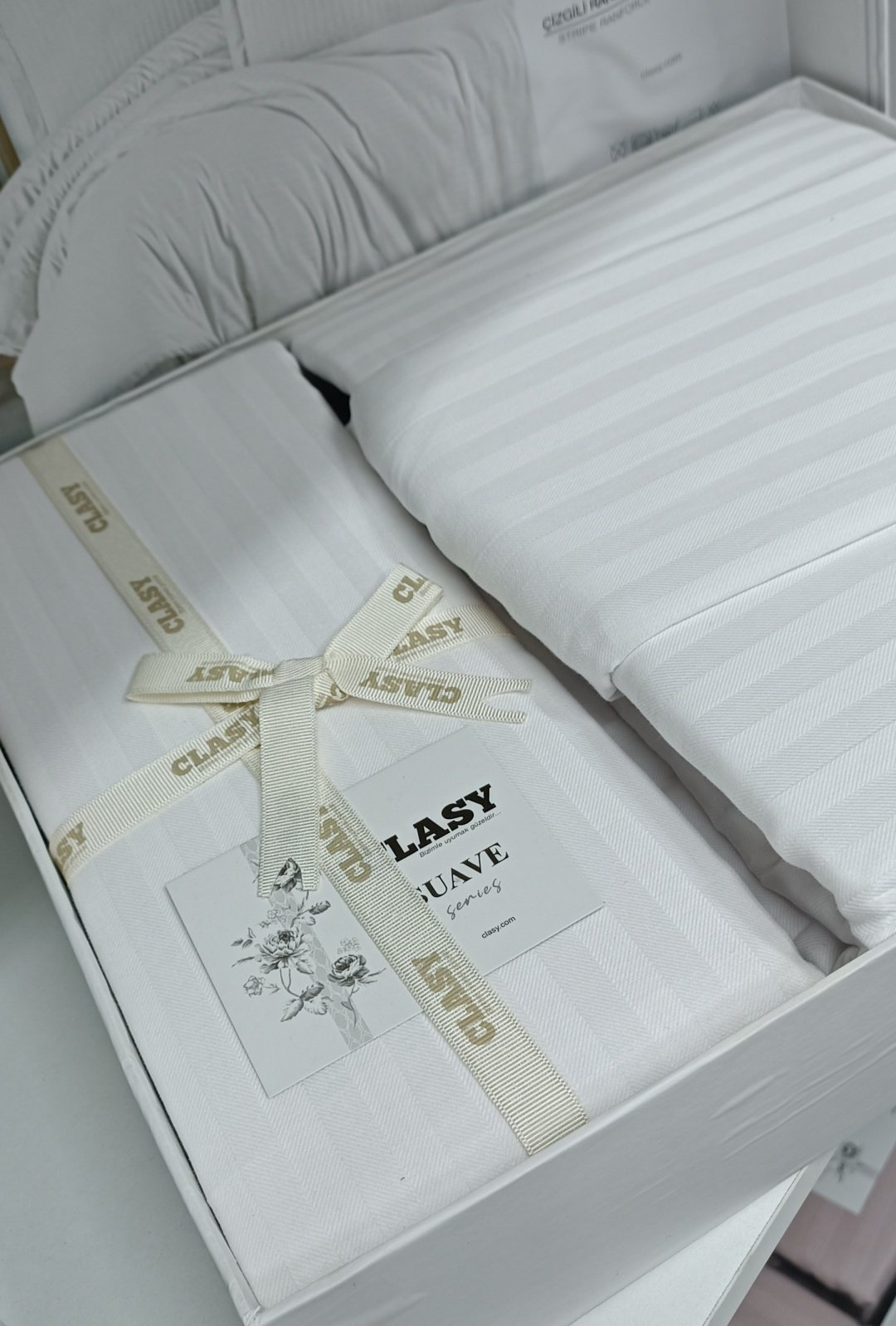 Комплект CLASY Clasy Suave v-7 евростандарт хлопок, ранфорс, жаккард, 2 наволочки: 50x70 см