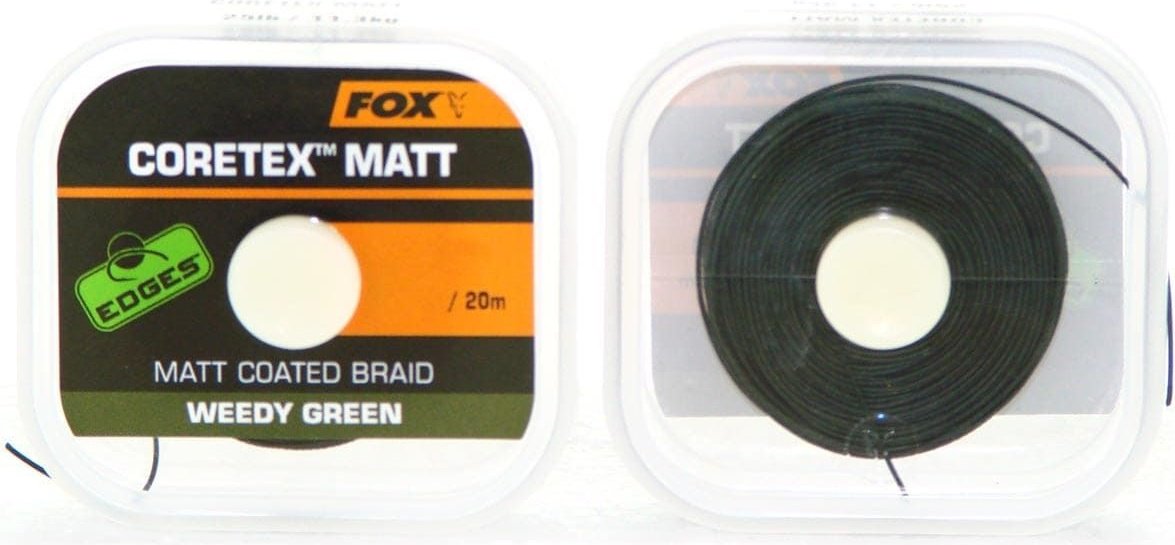 Рыболовный поводок FOX Coretex Edges Matt CAC431 0.5 мм зеленая купить,NaN