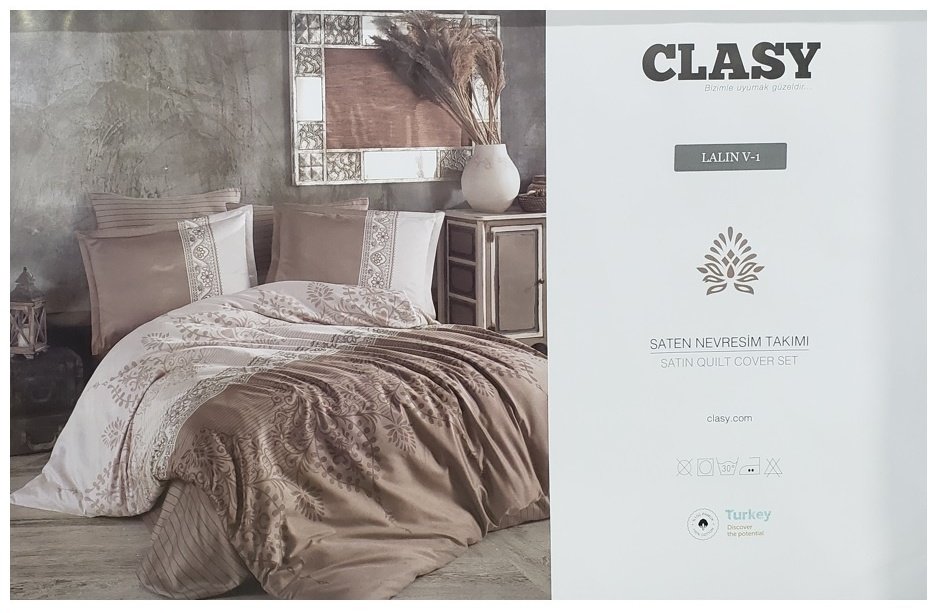 Комплект CLASY 1.5-спальный сатин, : 50x70 см купить,NaN