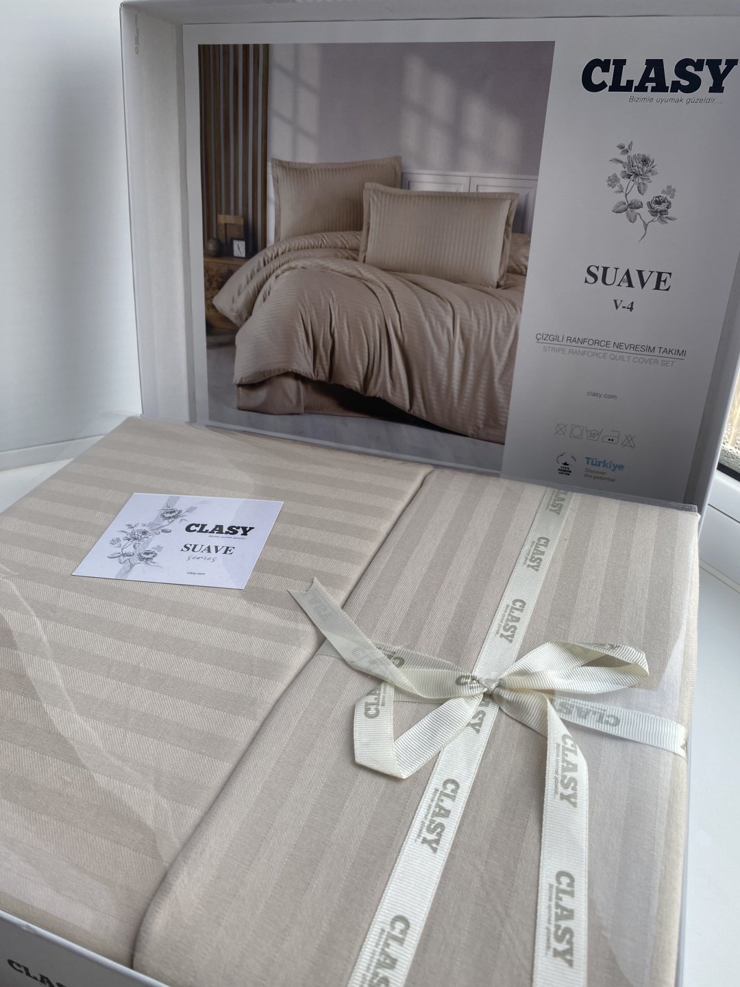 Комплект CLASY Suave 2-спальный сатин, ранфорс, 2 наволочки: 50x70 см купить,NaN