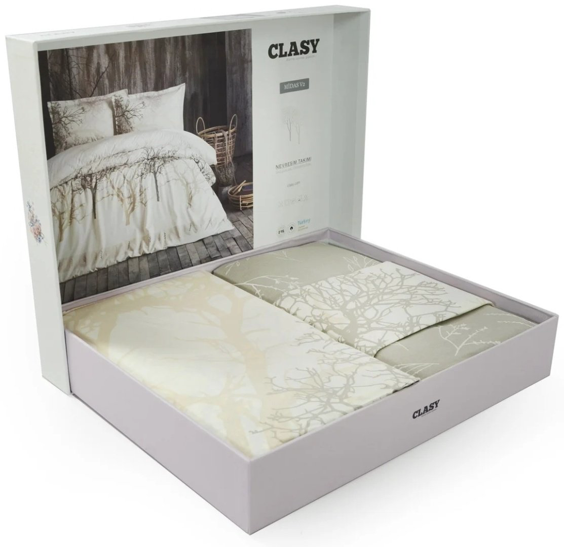 Комплект CLASY 1.5-спальный ранфорс, : 50x70 см купить,NaN