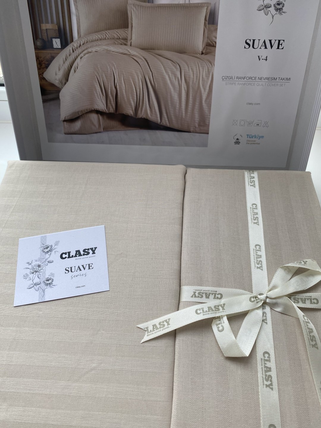 Комплект CLASY Suave 2-спальный сатин, ранфорс, 2 наволочки: 50x70 см купить,NaN