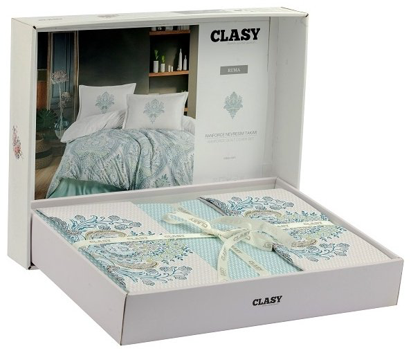 Комплект CLASY Ruma 2-спальный ранфорс, 2 наволочки: 50x70 см купить,NaN