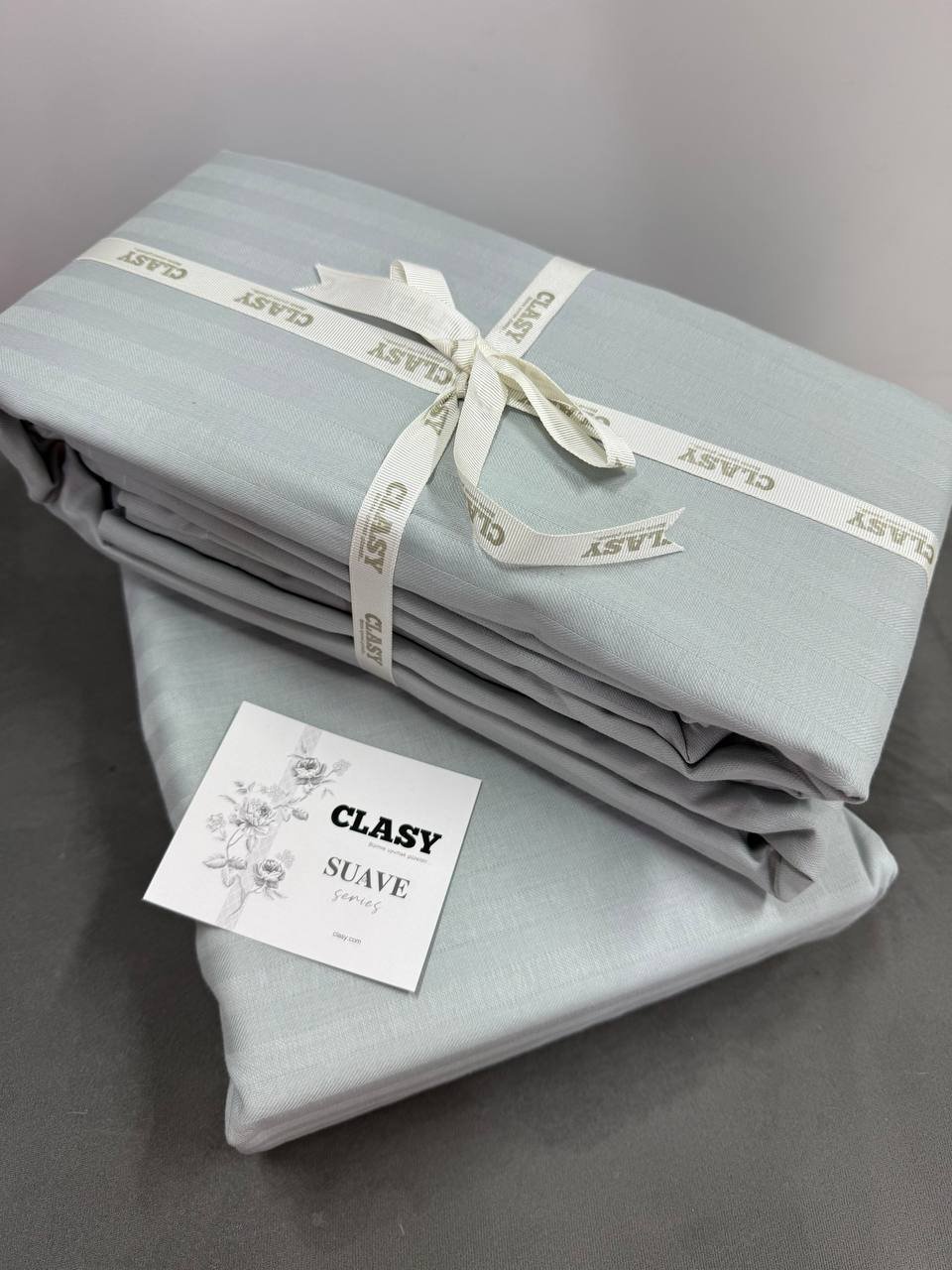 Комплект CLASY Suave евростандарт хлопок, ранфорс, жаккард, 2 наволочки: 50x70 см купить,NaN