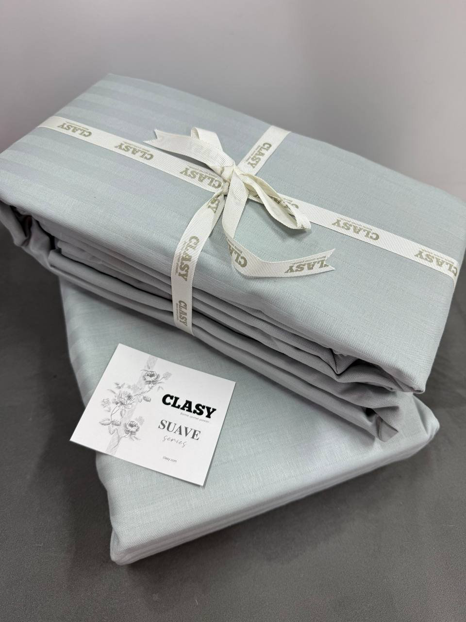 Комплект CLASY Suave евростандарт хлопок, ранфорс, жаккард, 2 наволочки: 50x70 см купить,NaN