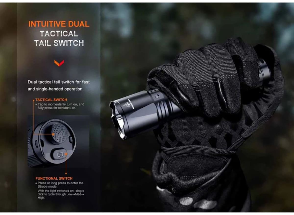 Fenix TK11R 1600 Lumens LED Flashlight кемпинговый черный купить,NaN