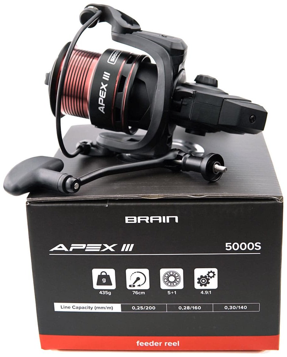 Катушка Brain безынерционная Apex III Feeder 5000S 5+1BB купить,NaN