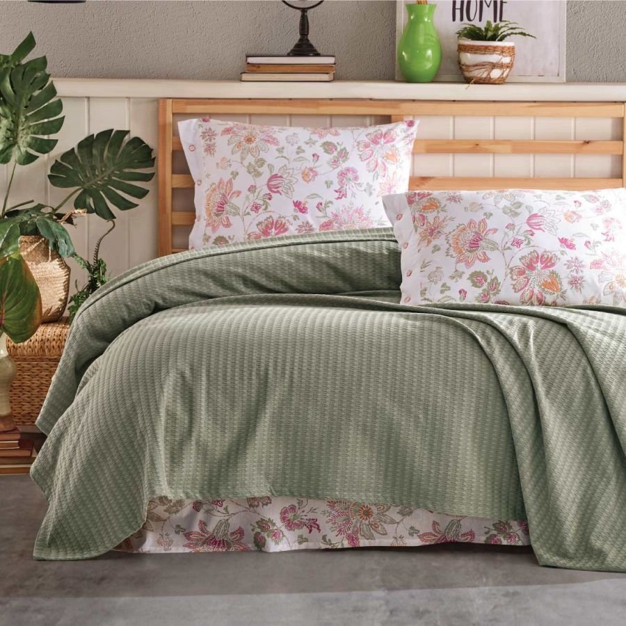 Комплект CLASY Green 2-спальный хлопок, ранфорс, 4 наволочки: 50x70 см купить,NaN