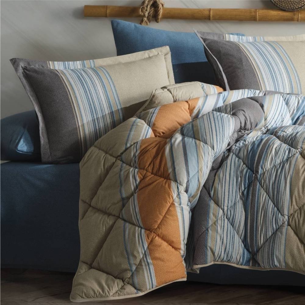 Комплект CLASY Duko 2-спальный хлопок, ранфорс, 4 наволочки: 50x70 см, 70x70 см