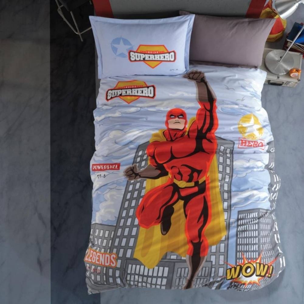 Комплект CLASY Superhero детский хлопок, 1 наволочка: 50x70 см купить,0