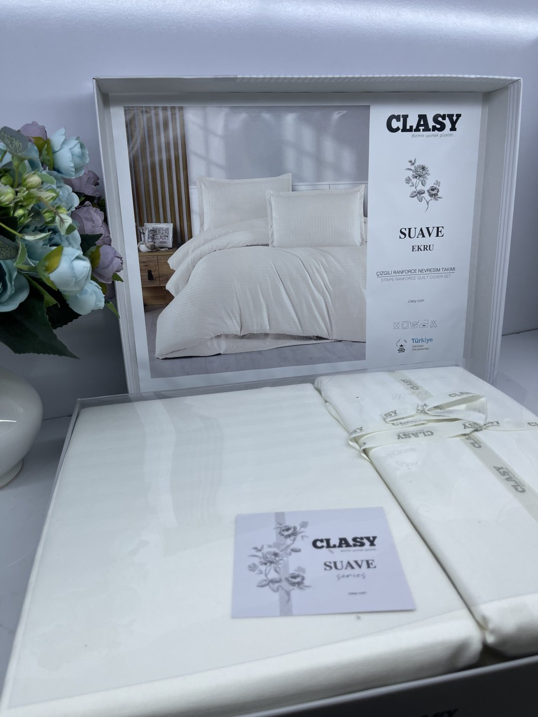 Комплект CLASY Suave евростандарт ранфорс, 2 наволочки: 50x70 см