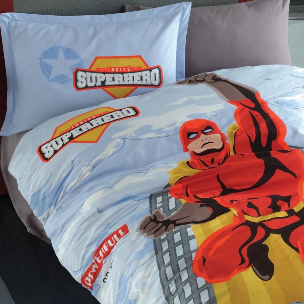 Комплект CLASY Superhero детский хлопок, 1 наволочка: 50x70 см купить,0
