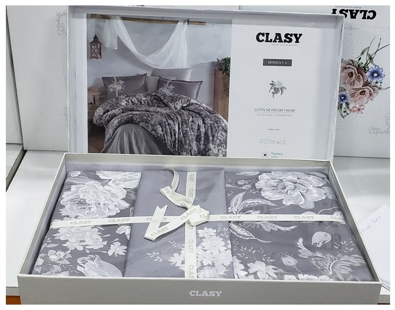 Комплект CLASY 2-спальный сатин, : 50x70 см купить,NaN