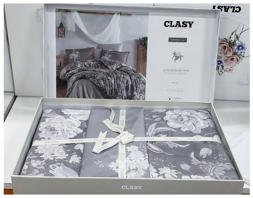 Комплект CLASY 2-спальный сатин, : 50x70 см купить,NaN