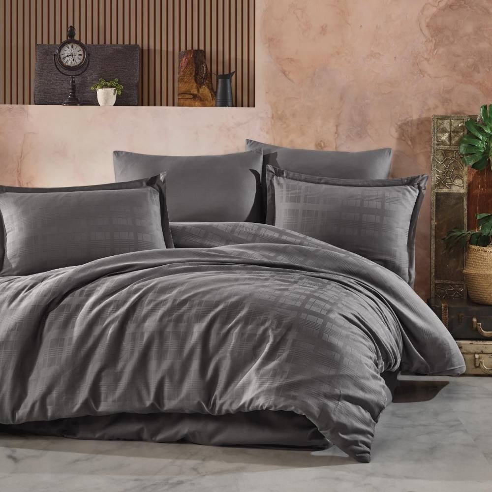 Комплект CLASY евростандарт сатин, жаккард, наволочки: 50x70 см, 70x70 см