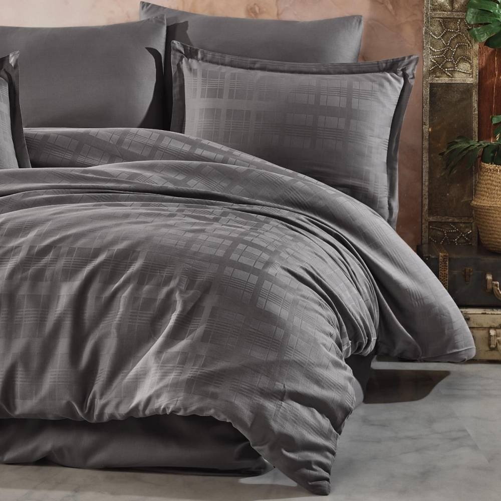 Комплект CLASY евростандарт сатин, жаккард, наволочки: 50x70 см, 70x70 см