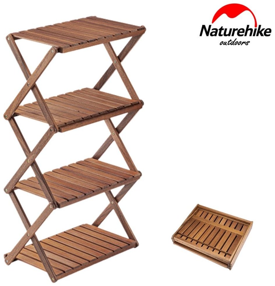 Naturehike комплект Комплект деревянных полок NH20JJ016 Glamping Four коричневый купить,NaN