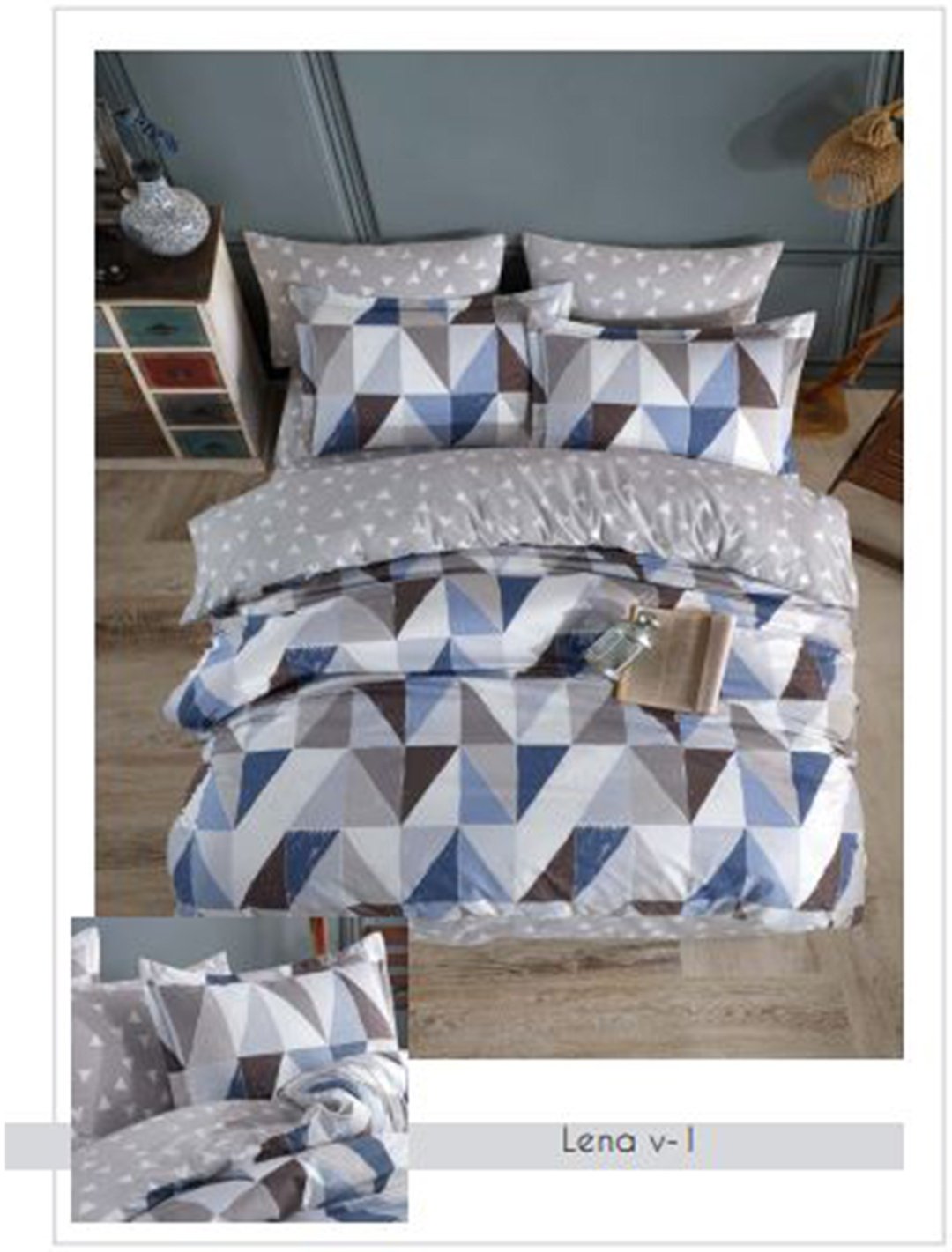 Комплект CLASY 2-спальный ранфорс, : 50x70 см