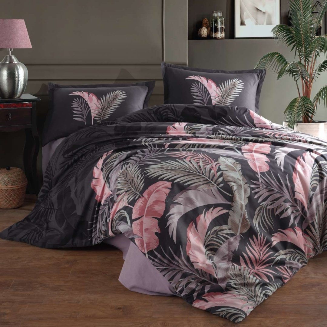 Комплект CLASY Hena 1.5-спальный ранфорс, 1 наволочка: 50x70 см