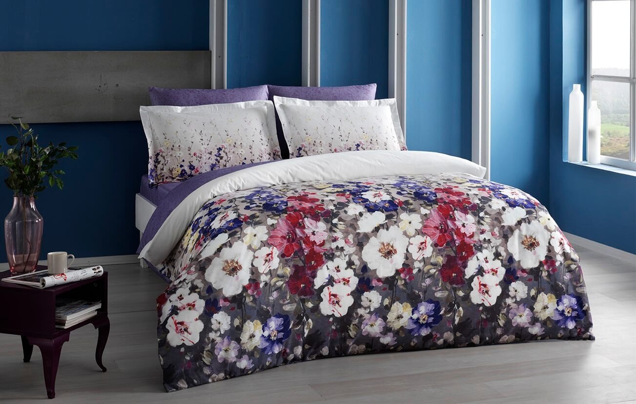 Комплект TAC Colorful 2-спальный сатин, : 50x70 см