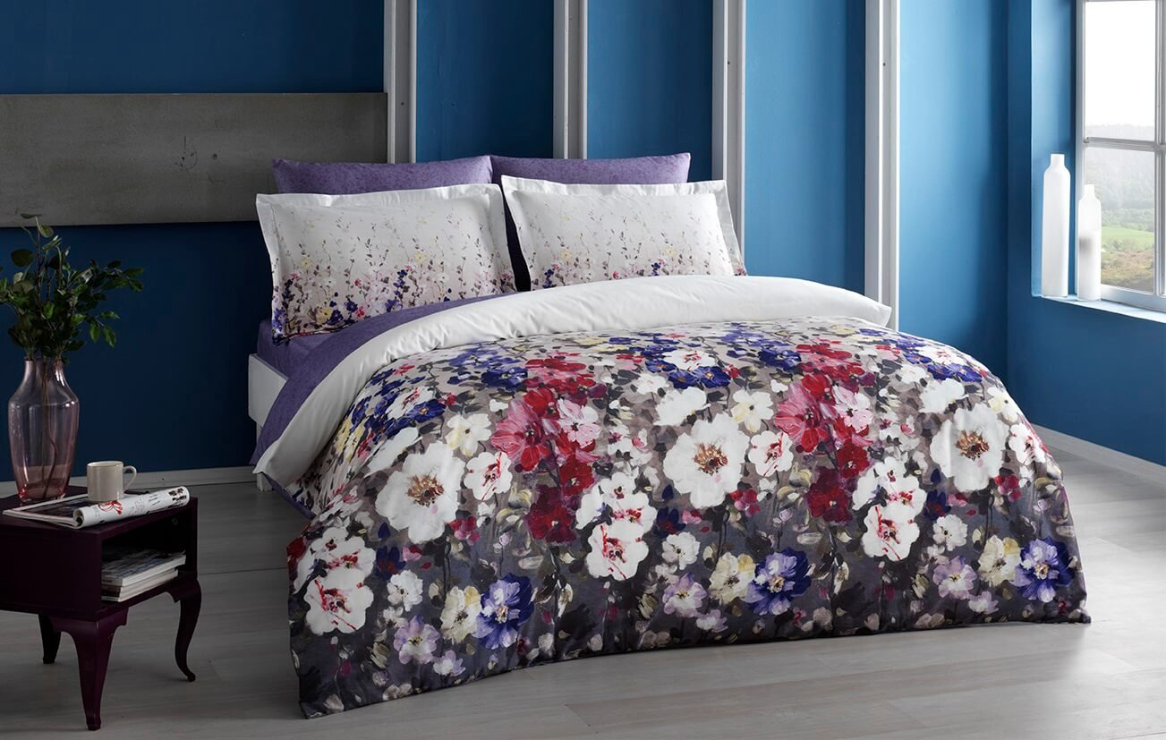 Комплект TAC Colorful 2-спальный сатин, : 50x70 см