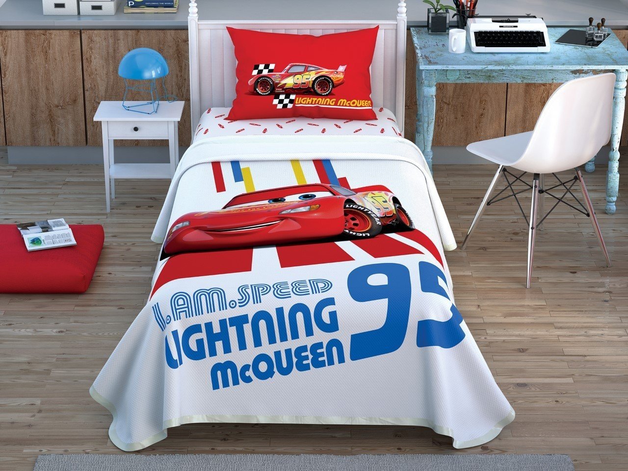 Комплект TAC Cartoons 1.5-спальный ранфорс, 1 наволочка: 50x70 см