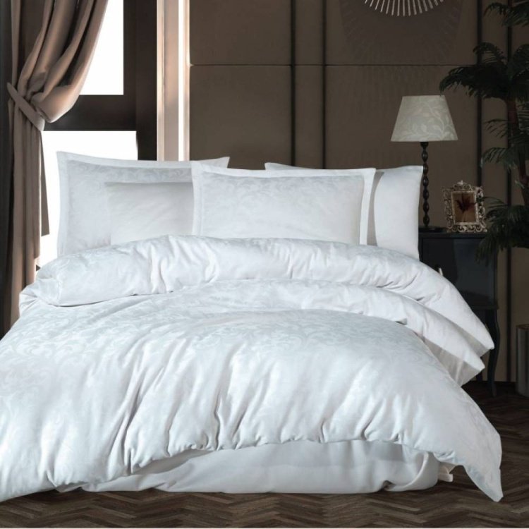 Комплект CLASY Royalisa семейный сатин, жаккард, 4 наволочки: 50x70 см, 70x70 см