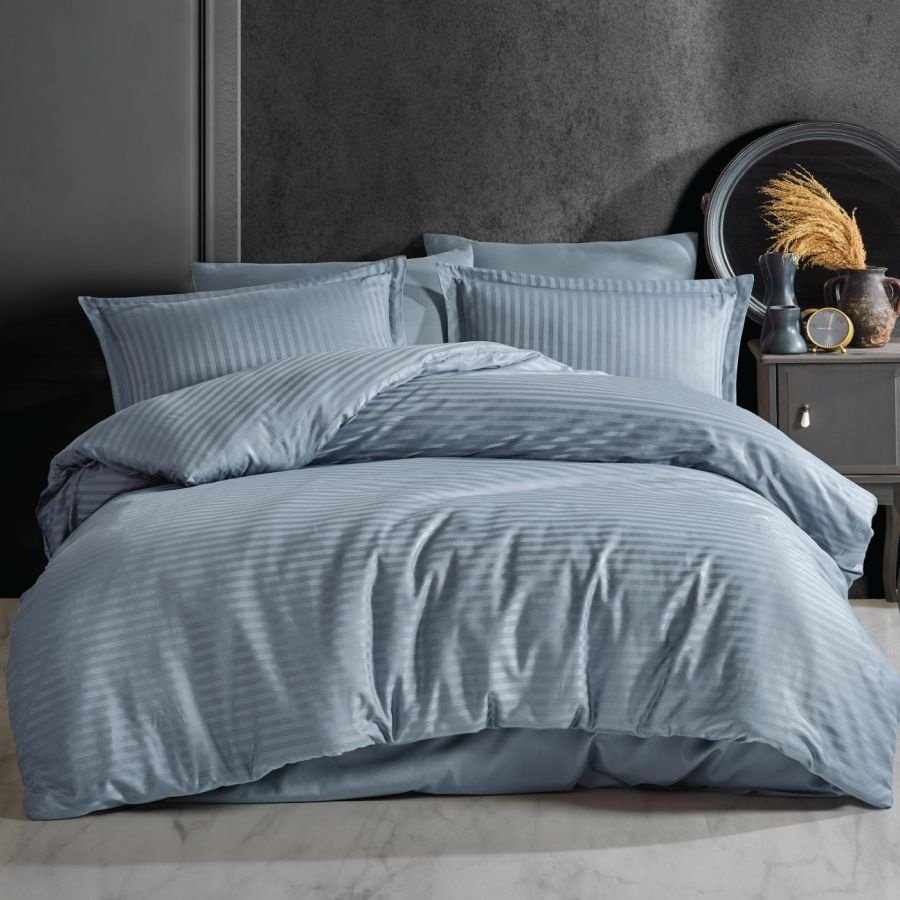 Комплект CLASY Suave семейный страйп-сатин, 4 наволочки: 50x70 см, 70x70 см