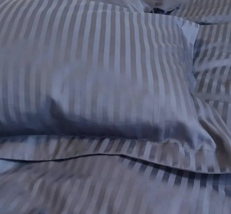 Комплект CLASY Suave семейный страйп-сатин, 4 наволочки: 50x70 см, 70x70 см