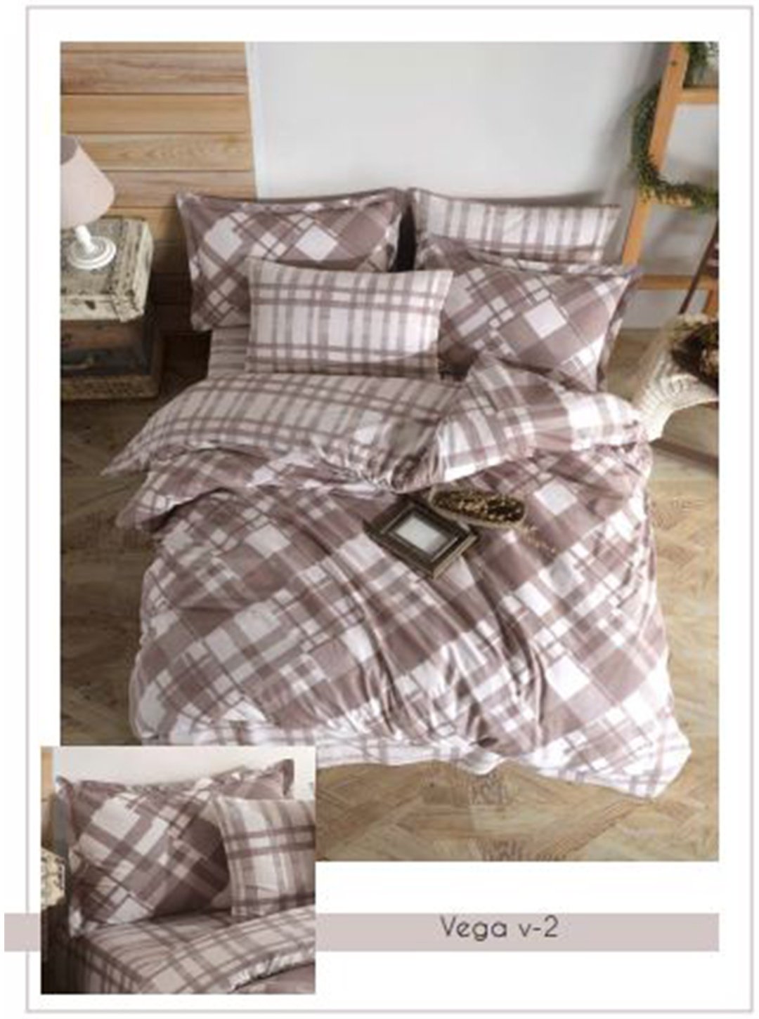 Комплект CLASY 2-спальный ранфорс, : 50x70 см