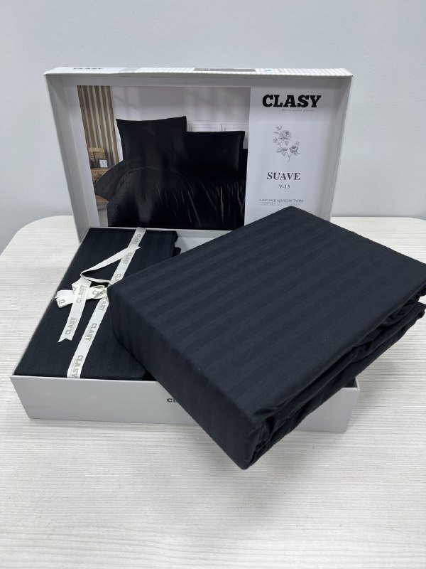 Комплект CLASY Suave 2-спальный хлопок, ранфорс, 2 наволочки: 50x70 см