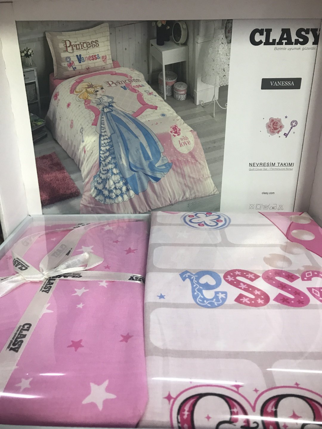 Комплект CLASY 1.5-спальный хлопок, ранфорс, : 50x70 см