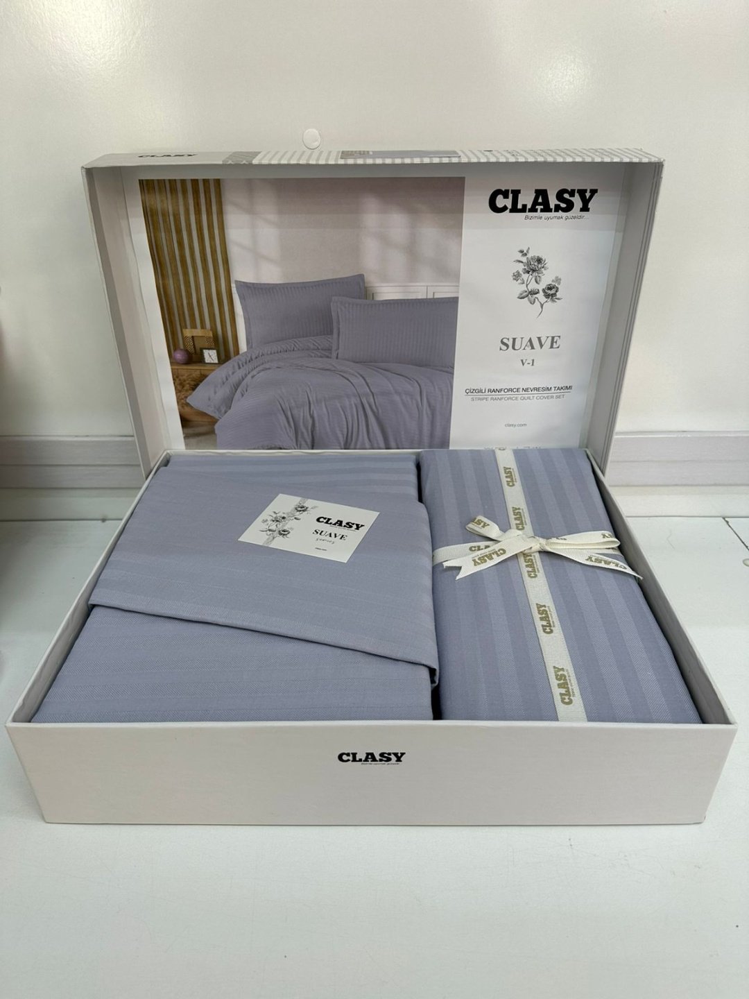 Комплект CLASY SUAVE 2-спальный ранфорс, 2 наволочки: 50x70 см