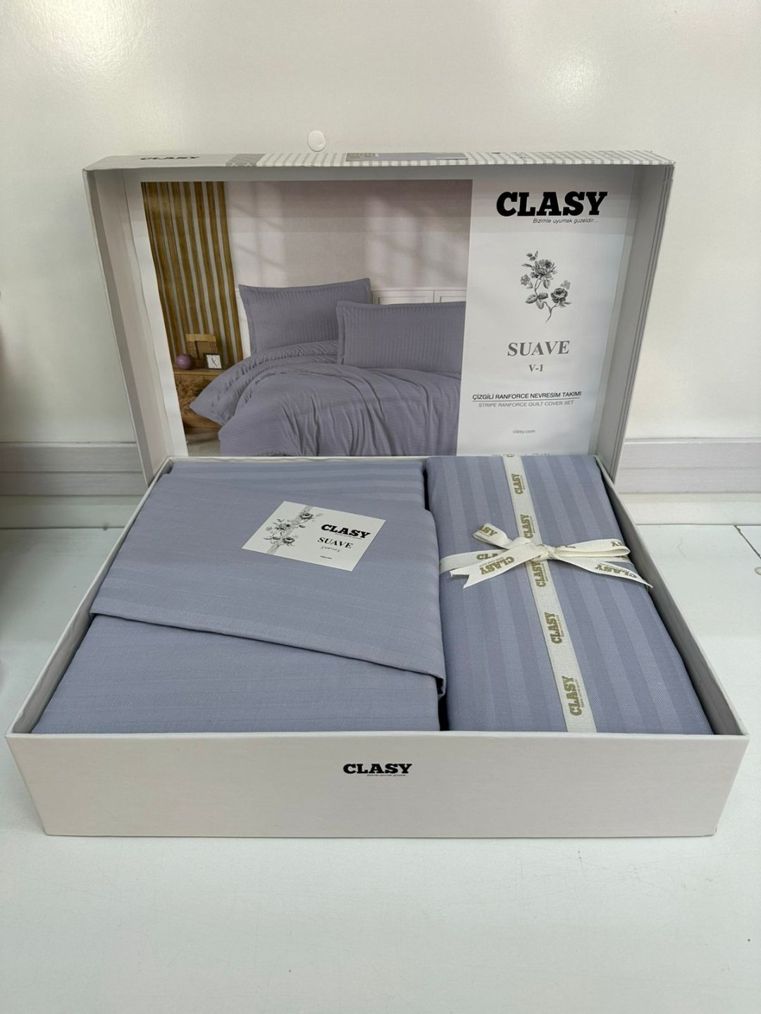 Комплект CLASY SUAVE 2-спальный ранфорс, 2 наволочки: 50x70 см