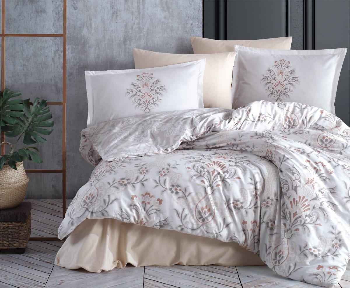 Комплект CLASY Liya 2-спальный ранфорс, 2 наволочки: 50x70 см