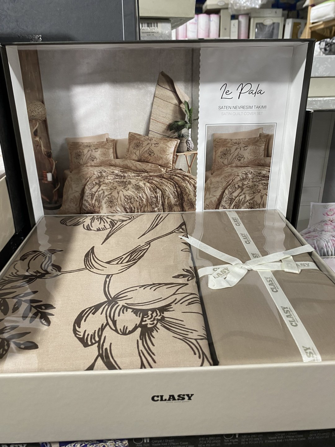 Комплект CLASY Le pala 2-спальный сатин, 4 наволочки: 50x70 см, 70x70 см