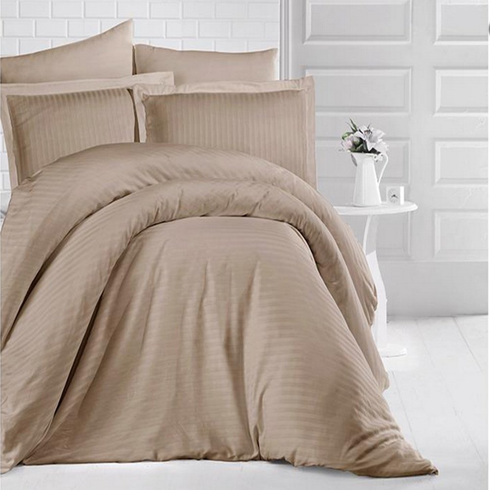 Комплект CLASY Premium Stripe 2-спальный страйп-сатин, 4 наволочки: 50x70 см, 70x70 см купить,NaN