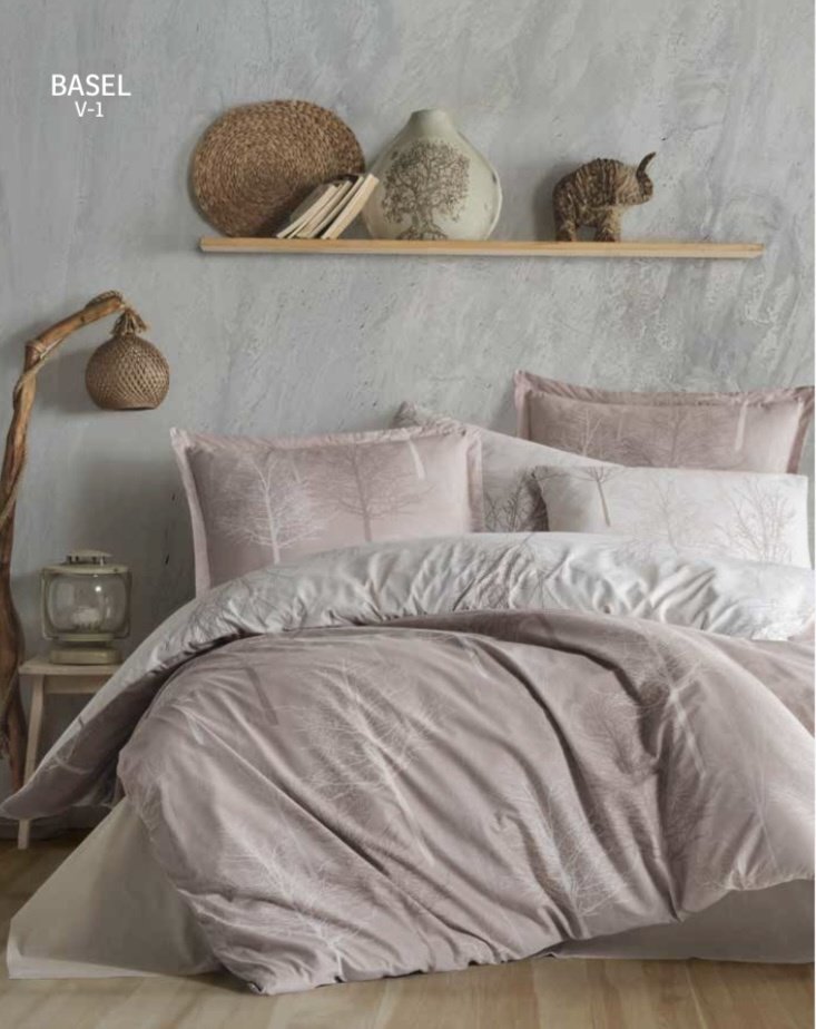 Комплект CLASY Basel 1.5-спальный хлопок, ранфорс, 1 наволочка: 50x70 см