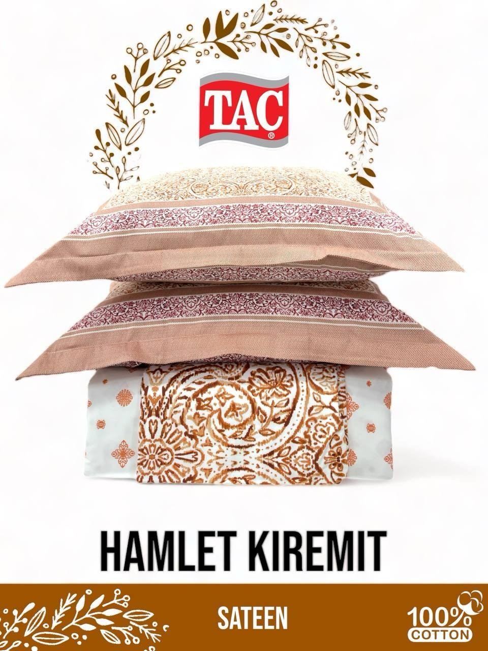 Комплект TAC 2-спальный сатин, : 50x70 см купить,NaN