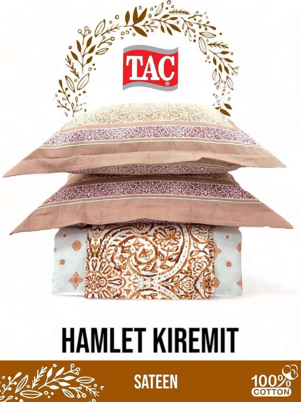 Комплект TAC 2-спальный сатин, : 50x70 см купить,NaN