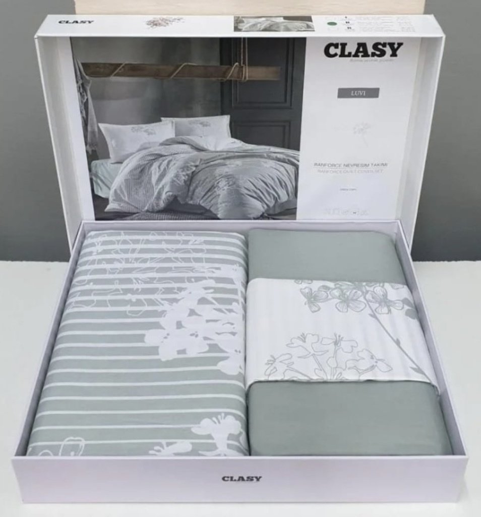 Комплект CLASY Luvi евростандарт ранфорс, 2 наволочки: 50x70 см