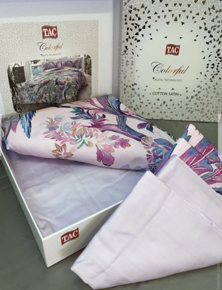 Комплект TAC LUXE SATEN 2-спальный сатин, : 50x70 см купить,NaN