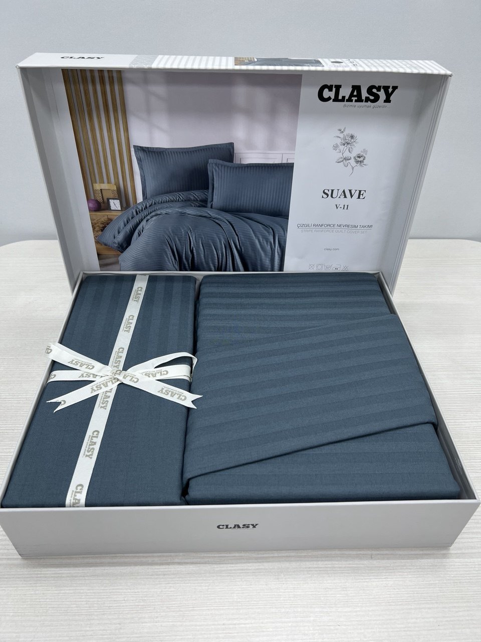 Комплект CLASY Suave 2-спальный хлопок, ранфорс, 2 наволочки: 50x70 см