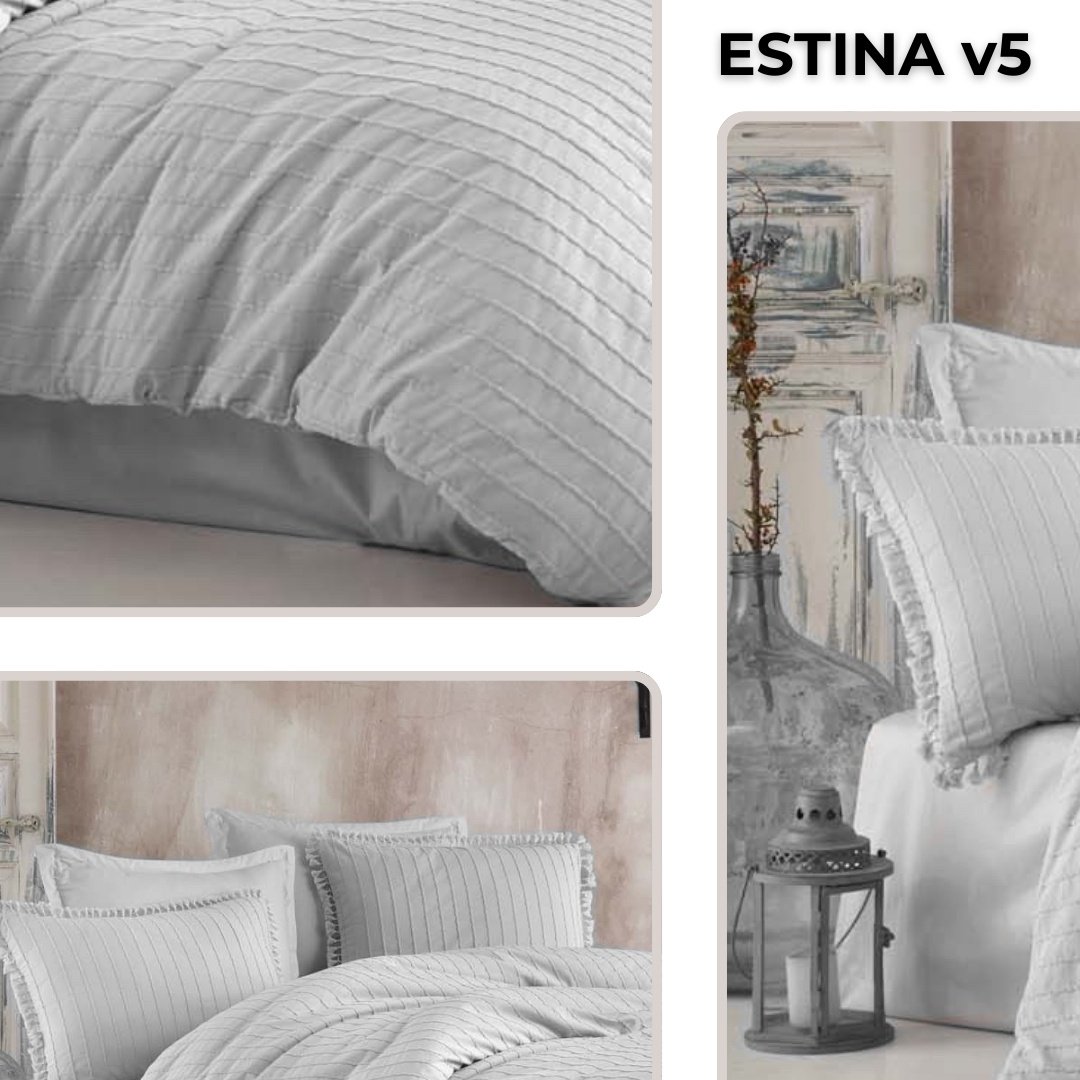 Комплект CLASY Estina евростандарт хлопок, ранфорс, эко-хлопок, 2 наволочки: 50x70 см