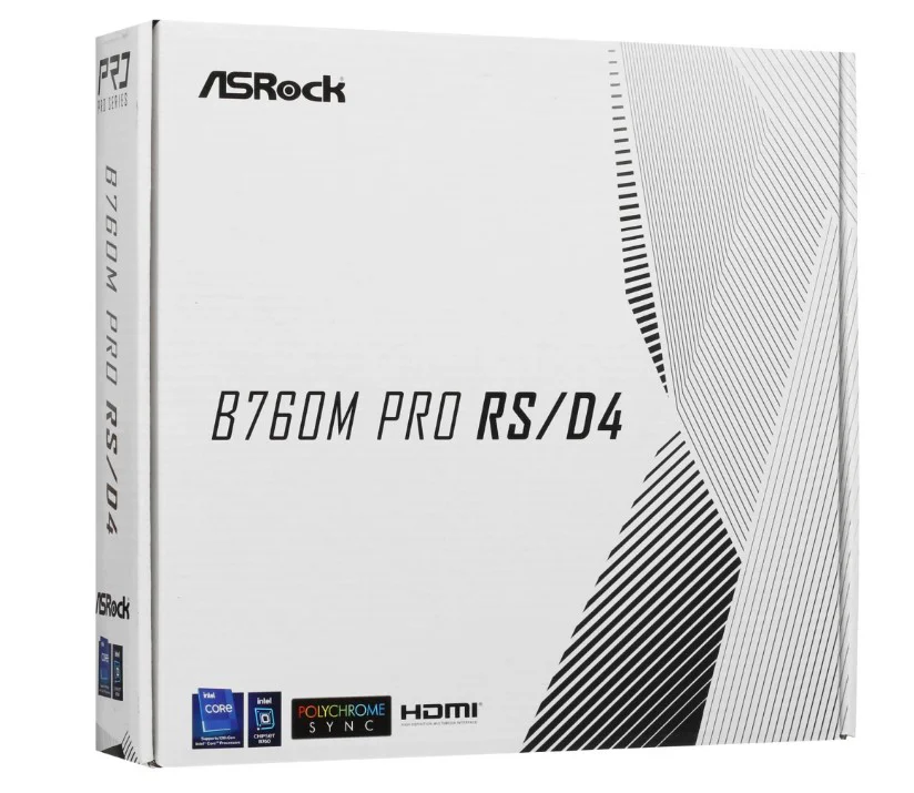 Материнская плата ASRock B760M Pro RS/D4 LGA1700 90-MXBKL0-A0UAYZ 