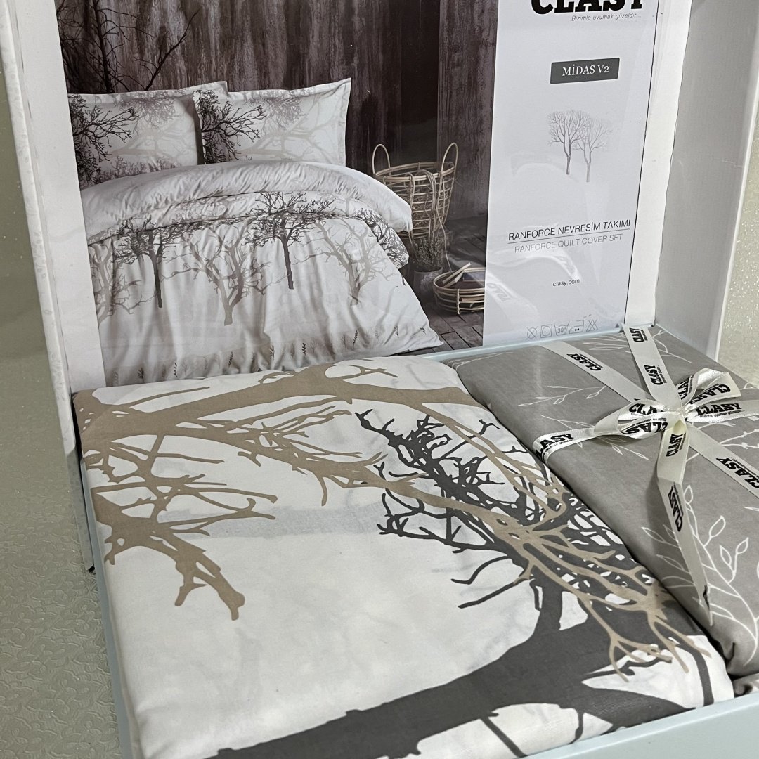 Комплект CLASY Midas семейный хлопок, ранфорс, 2 наволочки: 50x70 см