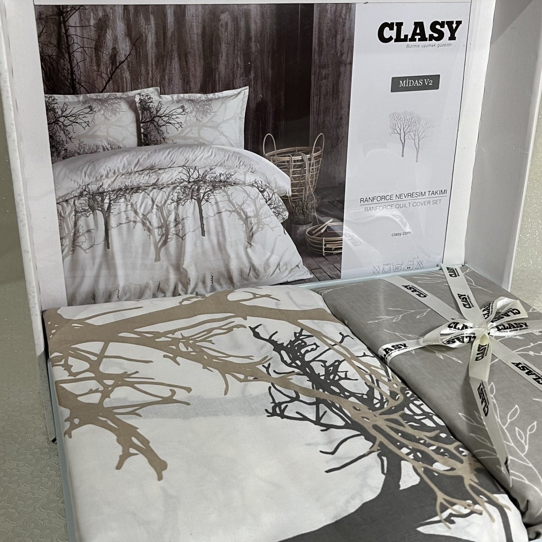 Комплект CLASY Midas семейный хлопок, ранфорс, 2 наволочки: 50x70 см