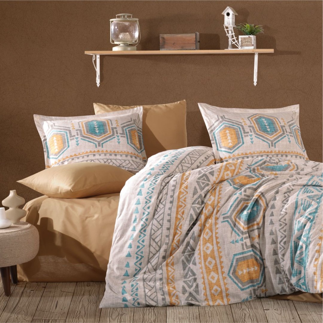 Комплект CLASY полутороспальное постельное белье 1.5-спальный хлопок, ранфорс, : 50x70 см