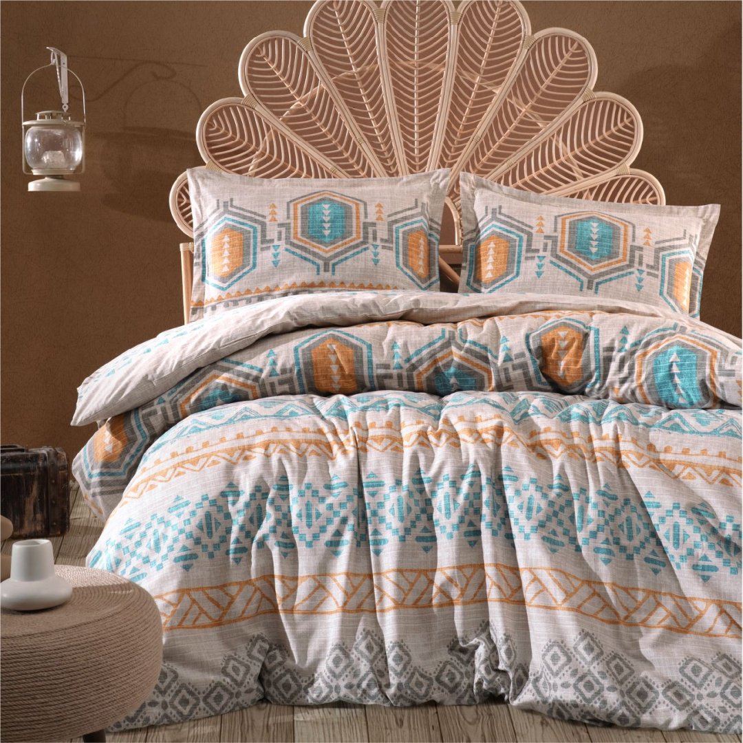 Комплект CLASY полутороспальное постельное белье 1.5-спальный хлопок, ранфорс, : 50x70 см