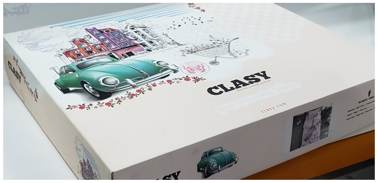 Комплект CLASY Paris love детский хлопок, 1 наволочка: 50x70 см